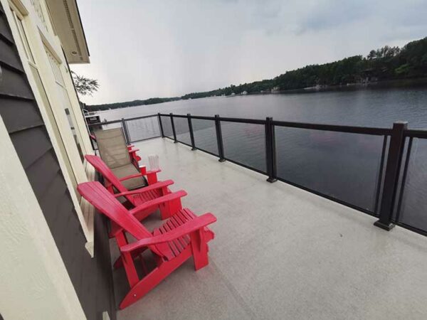 Glass Railings- Deck Glass Railings Installed in Blue Mountain