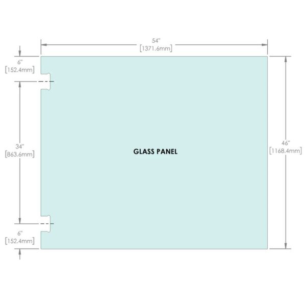 54X46-Railing-Glass-Panel-Gate--46-Height-With-HULK-Series-Hydraulic-Hinge-Cutouts