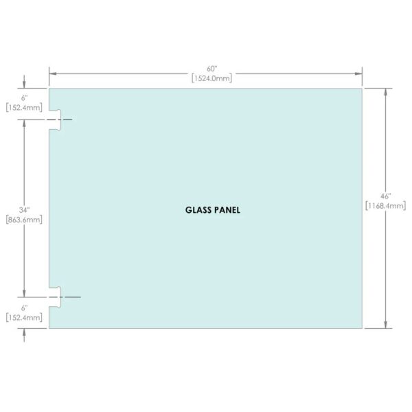 60X46-Railing-Glass-Panel-Gate--46-Height-With-HULK-Series-Hydraulic-Hinge-Cutouts