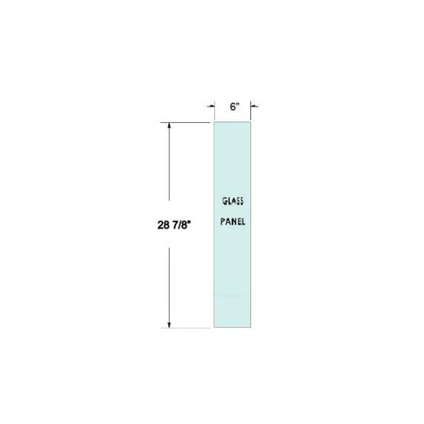 6x28-Railing Glass-Panel