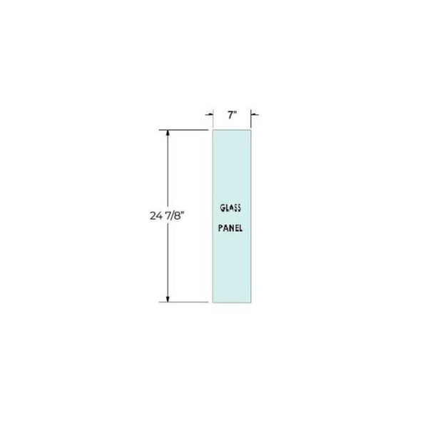 7x24-Glass Railing Panel