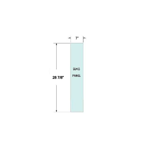 7x28-Railing Glass-Panel