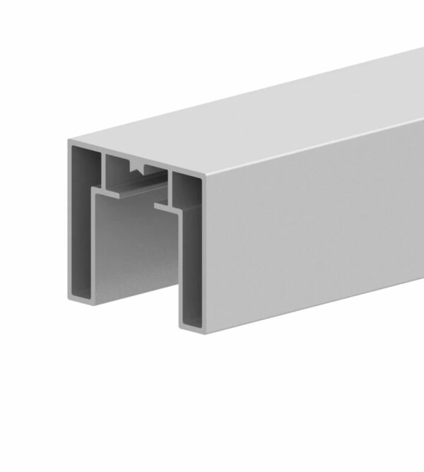 Aluminum-Caprail---19'---Square-(BS,-MBL)