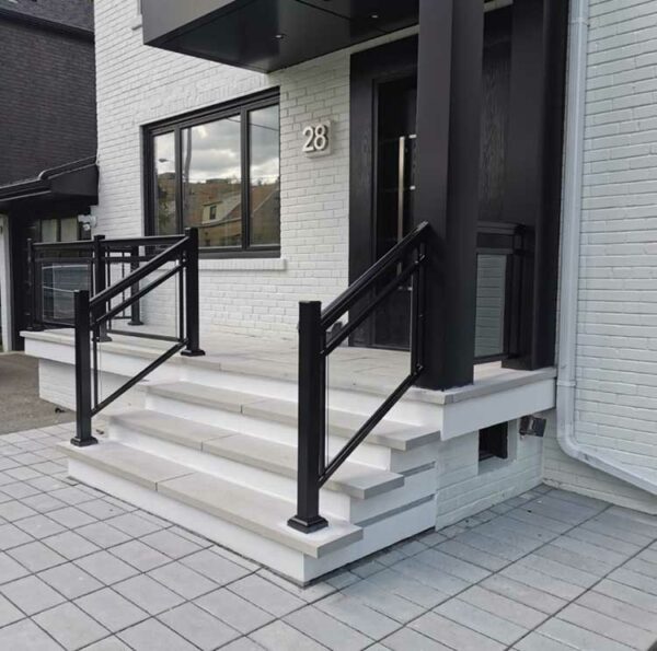 Clear Glass Railings Installed in Toronto