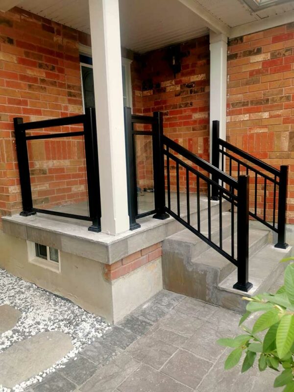 Glass Railings for Stairs Installed in Scarborough