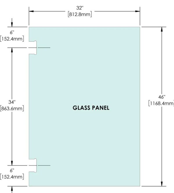 Railing-Glass-Panel---46-Height-With-HULK-Series-Hydraulic-Hinge-Cutouts